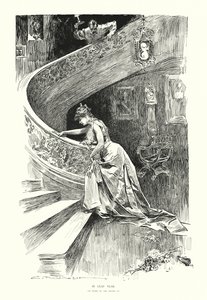 Szökőévben (litográfia) alkotó: Charles Dana Gibson