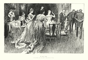 Szökőévben (litográfia) alkotó: Charles Dana Gibson