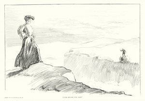 "Look before you Leap" (litográfia) alkotó: Charles Dana Gibson