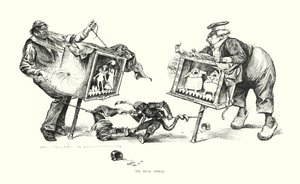 A rivális operák (litográfia) alkotó: Charles Dana Gibson