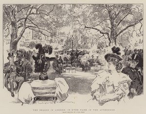 Az évszak Londonban, a Hyde Parkban délután