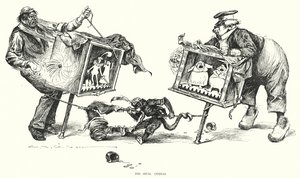 A rivális operák (litho) alkotó: Charles Dana Gibson