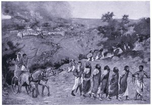 Egyiptomi tábor az Olajfák hegyén, 1920 körül (litho)
