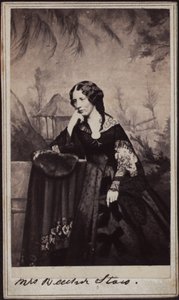 Harriet Beecher Stowe portréja 1811-1896, kb. 1860.