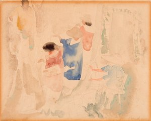 Művészek vázlat alkotó: Charles Demuth