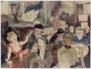 Az Arany Hattyúnál, amelyet néha „pokollyuknak” hívnak alkotó: Charles Demuth