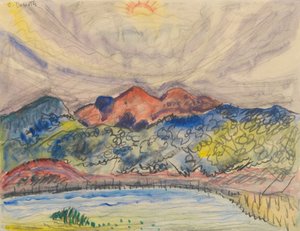 Korai táj, 1914 alkotó: Charles Demuth