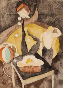 Vaudeville-ben: Két akrobata-zsonglőr alkotó: Charles Demuth