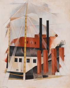 Piano Mover ünnepe alkotó: Charles Demuth