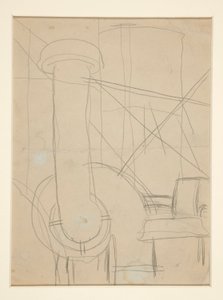 Tanulmány Pacquebot számára alkotó: Charles Demuth