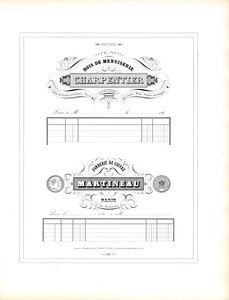 Üzleti levélpapírok kézműves vállalkozások számára (nyomtatás) alkotó: Charles Derriey