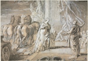 Madame de Maintenon Visszatérés a katolikus egyházhoz [2], 1700-as évek. alkotó: Charles-Dominique-Joseph Eisen