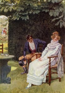 Illusztráció: Az amatőr úriember, Jeffery Farnol (színes litho)