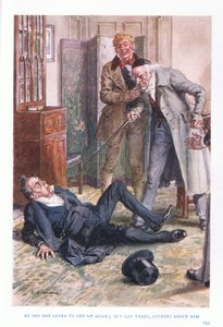 Nem ajánlotta fel, hogy újra felkel, hanem ott feküdt, és körülnézett alkotó: Charles Edmund Brock