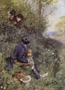 Illusztráció: The Broad Highway a Romance of Kent alkotó: Charles Edmund Brock