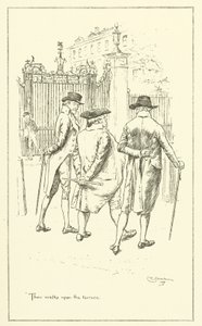 Illusztráció Charles Lamb Elia esszéihez (metszet) alkotó: Charles Edmund Brock
