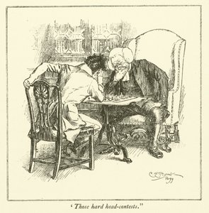 Illusztráció Charles Lamb Elia esszéihez (metszet) alkotó: Charles Edmund Brock
