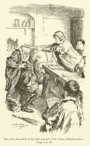 Illusztráció a Westward Ho! szerző: Charles Kingsley (metszet)