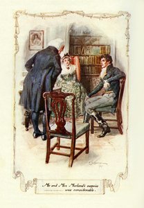 Mr és Mrs Morlands meglepetés ......jelentős volt, 1907 (illusztráció) alkotó: Charles Edmund Brock