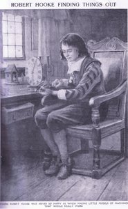 Robert Hook kideríti a dolgokat alkotó: Charles Edmund Brock