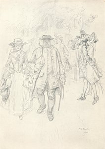 Running The Gauntlet – II. szakasz, 1920 alkotó: Charles Edmund Brock