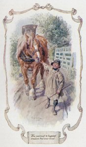 A valaha élt legvidámabb és legboldogabb teremtmény (színes litho) alkotó: Charles Edmund Brock