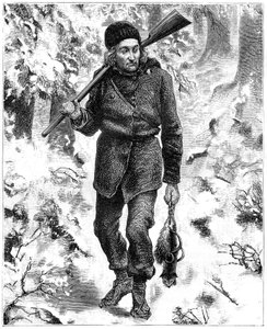 Kanadai trapper, 19. század.