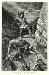 Roland Frappa Au Perron De Sardoine (metszet) alkotó: Charles Edouard Delort