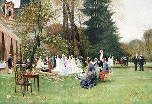 Az esküvő, Fontainebleau; Esküvők, Fontainebleau, alkotó: Charles Edouard Delort