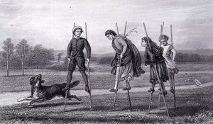 Tanítási órák között, metszett: William Greatbach (sz. 1802) (metszet) alkotó: Charles Edward (after) Perugini