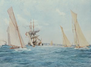 Egy Yacht verseny alkotó: Charles Edward Dixon