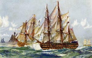 A Duguay Trouin elfoglalása (engesztelhetetlen) Trafalgar után, 1805