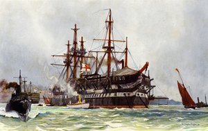 The Old Implacable (Duguay Trouin) Devonportban, 1901