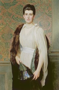 Női portré alkotó: Charles Edward Perugini