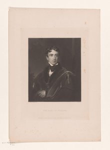 John George Lambton portréja Durham grófja (cím a tárgyon) alkotó: Charles Edward Wagstaff