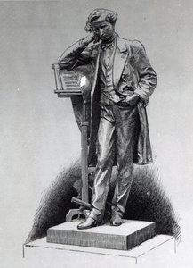 Hector Berlioz, Alfred Lenoir szobra után a Vintimille téren, Párizs, 1886