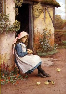 A kiscsaj (akvarell)