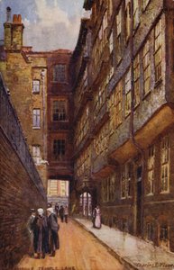 Middle Temple Lane, London alkotó: Charles Edwin Flower