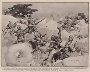 Spion Kop csata, a Dash up the Mountain Heavy Fire alatt