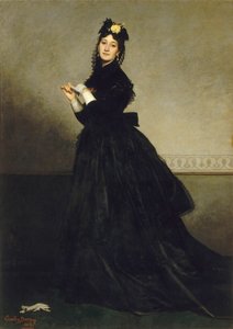 La Dame aux gants: A hölgy a kesztyűvel, 1869. alkotó: Charles Emile Auguste Carolus Duran