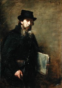 Az öreg litográfus, 1903 alkotó: Charles Emile Auguste Carolus Duran