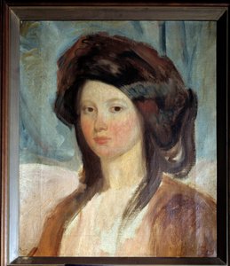Juliette Drouet (1806-1883), Victor Hugo színésznőjének és szeretőjének portréja Charles Emile Champmartin (1797-1883) festménye, 19. századi Párizs, Victor Hugo otthona