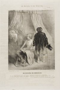 Broussais követője (7. tábla) alkotó: Charles Emile Jacque