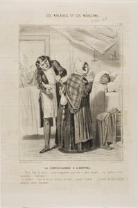 Csempészet a kórházban (26. tábla) alkotó: Charles Emile Jacque