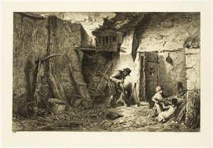 Udvar alkotó: Charles Emile Jacque