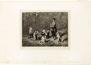 Szigorú! Szigorú! Nagyon komoly! alkotó: Charles Emile Jacque
