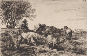 Birkacsorda, 1864. alkotó: Charles Emile Jacque