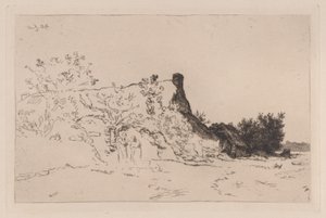 A Kercassier nagy kunyhó, 1875. alkotó: Charles Emile Jacque