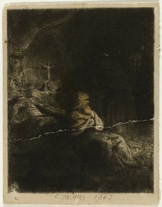 Szerzetes az imádságnál alkotó: Charles Emile Jacque