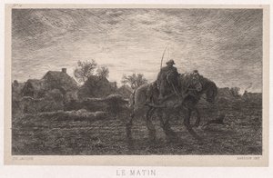 Reggel alkotó: Charles Emile Jacque
